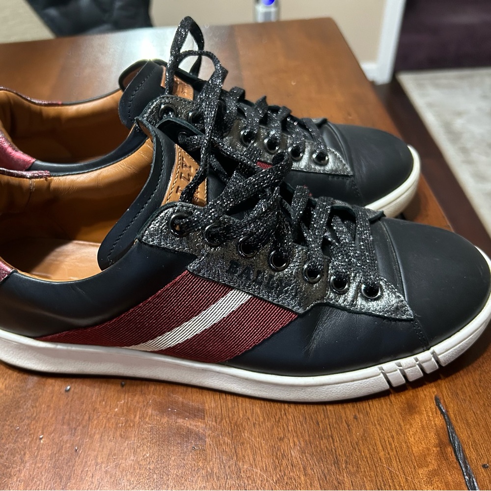 Bally sneakers, size 9, soft leather